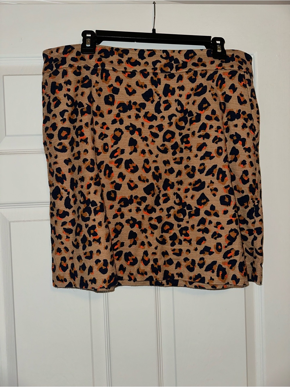 LOFT Outlet Tan Leopard Print Mini Skirt